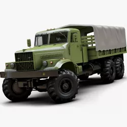 Kraz 255b 3d model