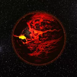 Lava planet 3d model