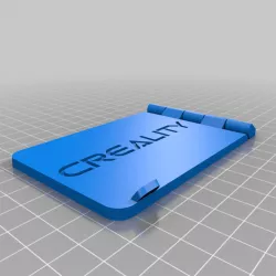 LCD Cover with Inset Creality Logo