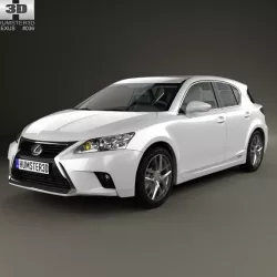 Lexus CT 2014 3d model