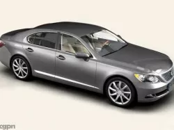 Lexus LS 460 3d model