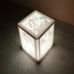 Lithophane cube