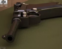 Luger P08 (Parabellum) 3d model