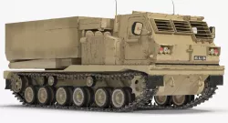 M270 MLRS Desert 3d model