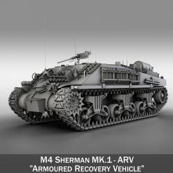 M4 Sherman 3D model