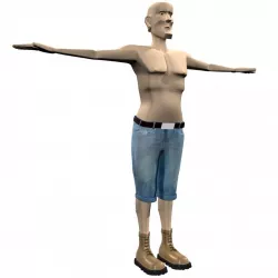 Man Body Builder 3d model