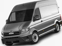 MAN TGE panel van L1H2 3d model