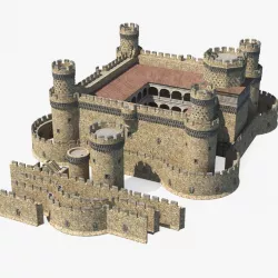 Medieval Castle Set 3d model