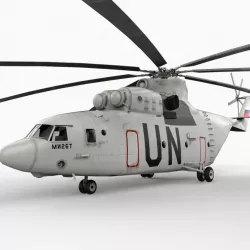 Mil Mi-26 Helicopter 3d model