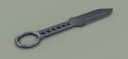 Military knife ZU Bladeworx Nomad 3d model