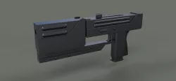Modified MAC-11 from movie Blade 3d model