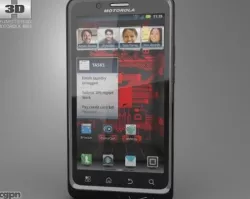 Motorola Droid Bionic 3d model