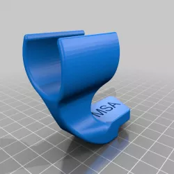 MSA Gallet F1 XF helmet torch clip
