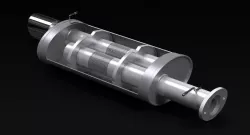 Muffler Cross-Section 3d model