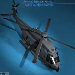 NH90 3d model