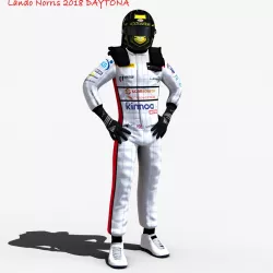 Norris Daytona 2018 3d model