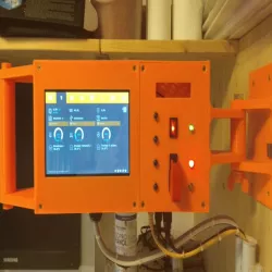 Octoprint / Octopi / Raspberry / Relay / Touch Display / Power Supply - Housing wall assembly