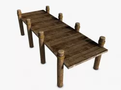 Old pier 3d model