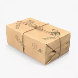 Paper Mail Package 3d model
