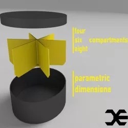 parametric cookie tin divider