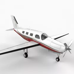 Piper Malibu 3d model