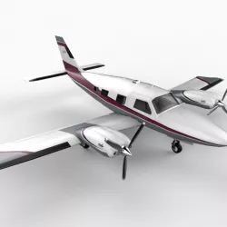 Piper Seneca 3d model