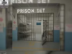 Prison Set 3d model