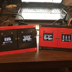 Rahmen für 1,3Zoll und 0,96Zoll OLED Display für Wetter Station mit Wemos ESP8266