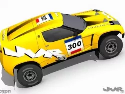 Rally-Raid Prototype 3d model