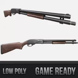 Remington Shotgun 3d model