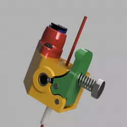 Remote Direct Extruder with Dual drive gear-set