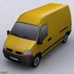 renault master 3d model