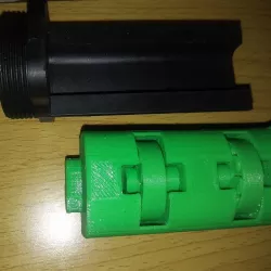 Revised Spool Holder for Wanhao I3 Mini/Cocoon Model Create
