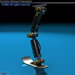 Robot leg 3d model