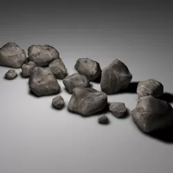 Rocks 3d model