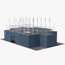 Rooftop Radio Transmitters 3d model