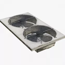 Rooftop Vent Rusted 3d model