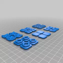 Rubik's 2×2 texture plates