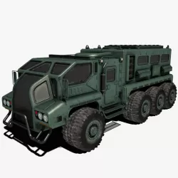 Sci Fi Truck 3d model