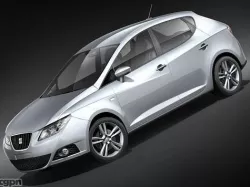 Seat Ibiza 2009 3d model