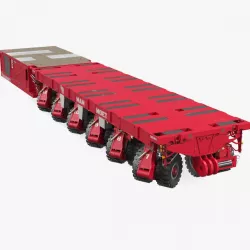Self-Propelled Modular Transporter Mammoet Rigged 3d model