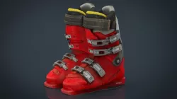Ski boots 3d model