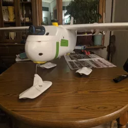 Skyhunter 1800 landing gear mounts and skis