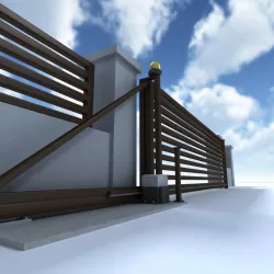 Sliding Gate Automatic 3d model