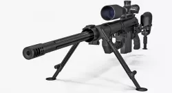 Sniper Rifle CheyTac Intervention M200 3d model