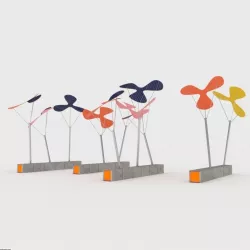 Solar Flower 3d model