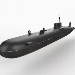 Soviet Typhoon Class 3d model