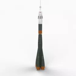 Soyuz - ISS Manned 3d model