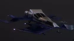 Space ship PBR 3d model