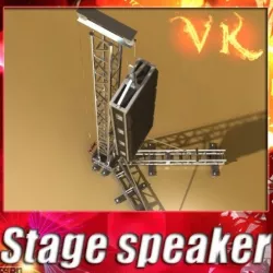 Speaker truss 3d model